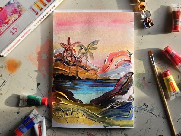 Talens Art Creation papper-set akryl