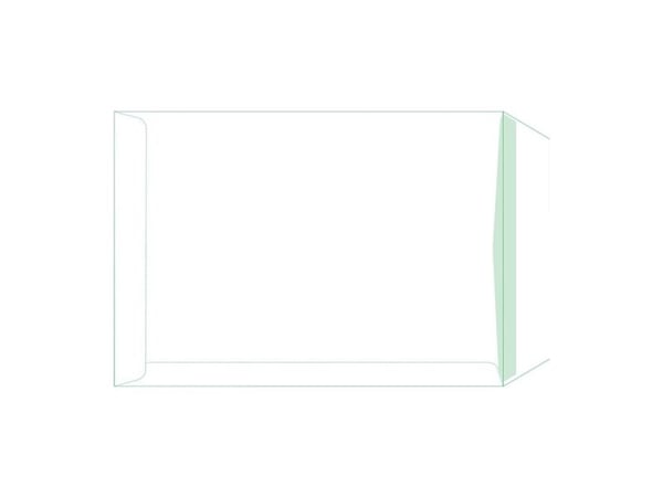Kuvert, forskellige, Kort side åben, C4 229 x 324 mm, white, Permanent (DP 37) Opretståpende klap Se