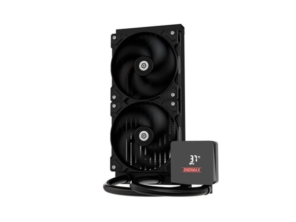 Enermax ELC-LMIV240-SF, Alt-i-ett væskekjøler, 12 cm, Sort
