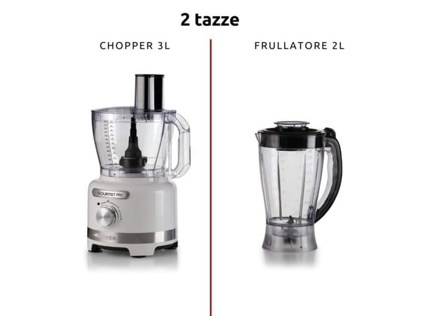 Ariete 1782/01, 3 l, Hvit, Rotasjon, 2 l, Vispe, 3 l