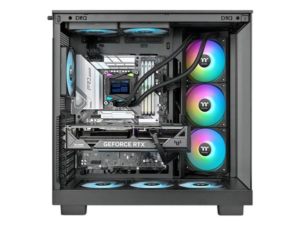 Thermaltake LA360-S ARGB, Væskekjølesett, 12 cm, 600 RPM, 2500 RPM, Sort