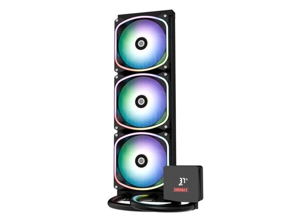 Enermax Aquafusion II 360 mm, Alt-i-ett væskekjøler, 12 cm, Sort