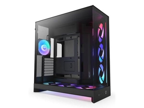 NZXT - - genomskinlig sidopanel - ingen strömförsörjning - USB/ljud