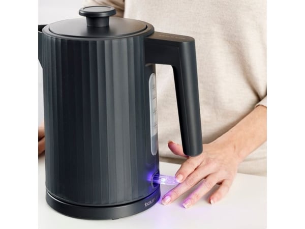 Taurus Jonic Tea, 1,7 l, 2200 W, Grå, Vannivåindikator, Trådløs, Filtrering