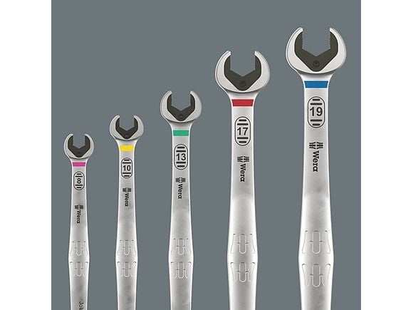 Wera 6007 Joker 5 Set 1, 8,10,13,17,19 mm, Rustfritt stål, 5 stykker