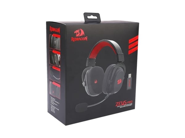 REDRAGON H510 Zeus Pro RGB, Langallinen & langaton, 20 - 20000 Hz, Puhelut/Musiikki, Kuulokkeet, Musta