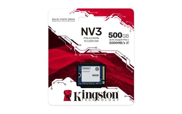 Kingston NV3 - SSD - 500 GB - intern - M.2 2230 - PCIe 4.0 x4 (NVMe)