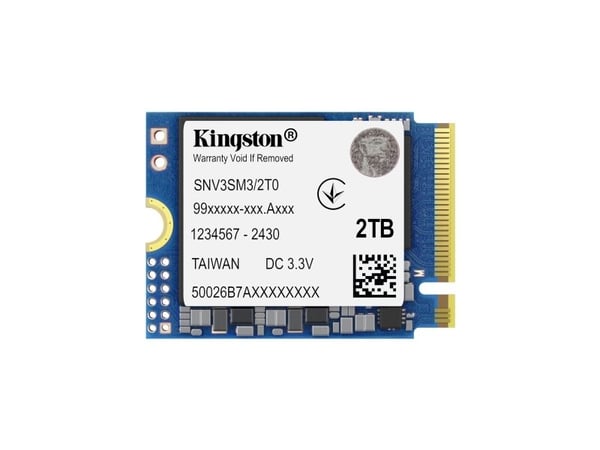 Kingston NV3 - SSD - 2 TB - intern - M.2 2230 - PCIe 4.0 x4 (NVMe)