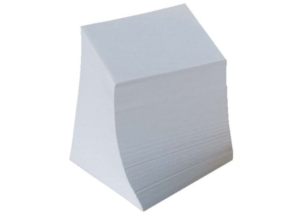 Kubusblok refill - limet med 700 ark/stk. 9x9x9 cm hvid