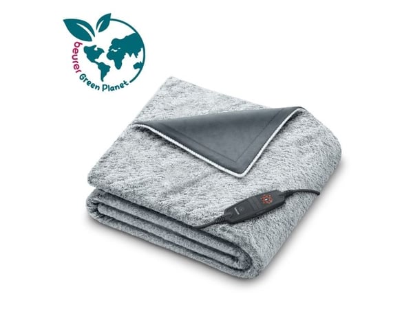 Beurer HD 75 Green Planet varmepledd 180x130 cm grå