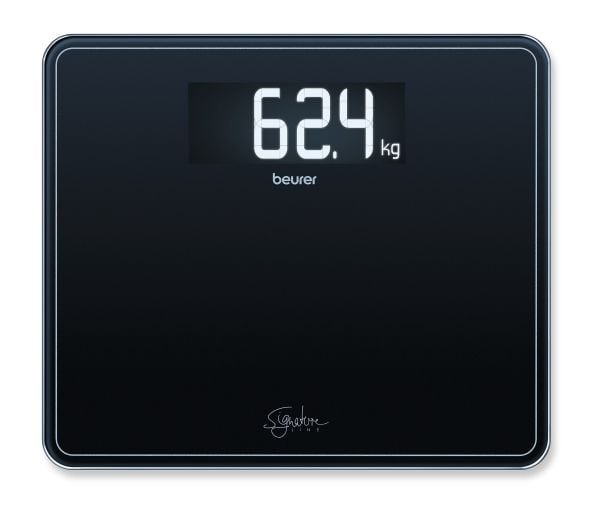 Beurer GS410 musta lasi asteikko SignatureLine