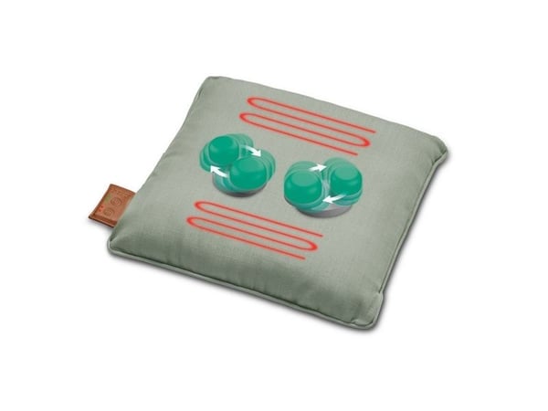 Beurer MG 139 Shiatsu massagepude, 2 varmeindstillinger, Green Planet Mint