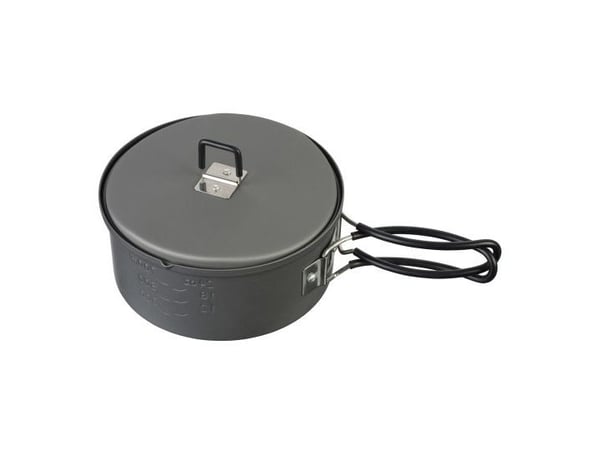 ESBIT PT1100HA, Krukke, Aluminium, 1,1 l, Aluminium, Sort, Sort, 18/8