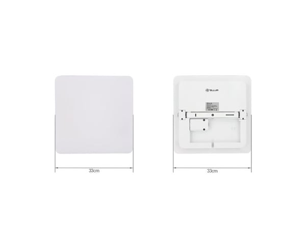 Tellur WiFi LED-pære/lampe 24W kvadratisk