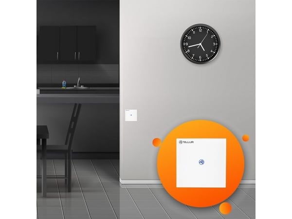 Tellur WiFi Smart Switch, SS1N, 1 port, 1800W, hvit