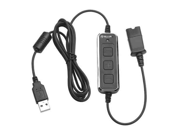 Kuulokkeet Tellur Voice 510N monoauraaliset USB musta