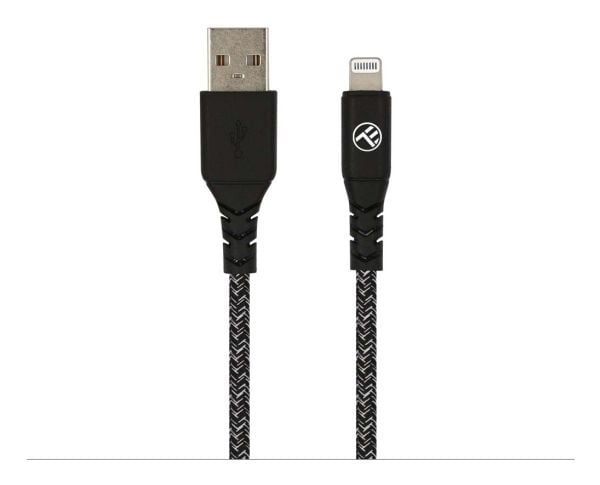 Tellurium TLL155481, 1 m, Lightning, USB A, urosliitin, urosliitin, musta