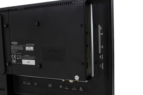 Xoro XOR400716, 47 cm (18.5"), 1366 x 768 piksler, HD, LED, DVB-C, DVB-S2, DVB-T2, Svart