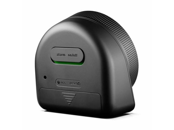 Braun BC24B-DCF, Bord, Radiostyrt klokke, Rektangel, Svart, LCD, Grønn/Hvit