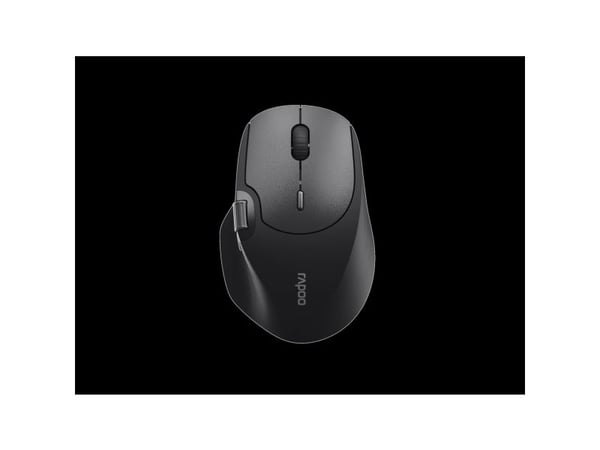 Rapoo MT560, oikeakätinen, optinen, langaton RF + Bluetooth, 3200 dpi, musta
