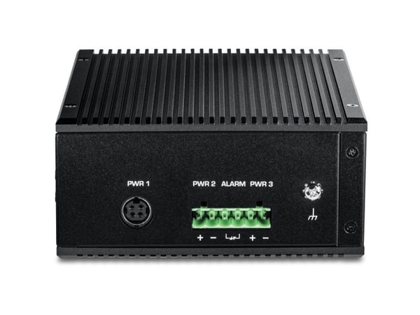 TRENDnet TI-BG5091 - Version v1.0R - switch - industriell - 8 x 10/100/1000/2.5G (PoE++) + 1 x 1 Gigabit / 10 Gigabit SFP+ - DIN-skinnemonterbar, v...