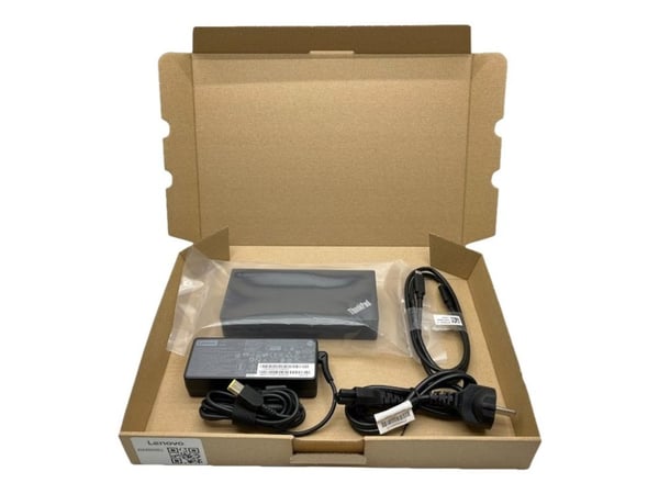 Refurbished | Lenovo ThinkPad Universal USB-C Dock - Dockingstasjon - USB-C, 2 x DP - GigE - 90 Watt | Tilstand: Grad X