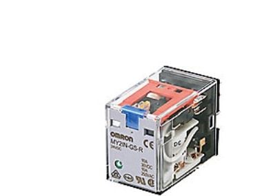 Teollisuusrele MY4IN 14-nastainen 4PDT - 6A 4P 220/240VAC MY4IN-GS-R AC220/240 mekaaninen/LED, testipainike