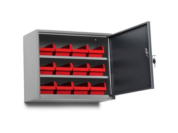 Työkalukaappi BoxIT 470x205x380mm, RAL7024