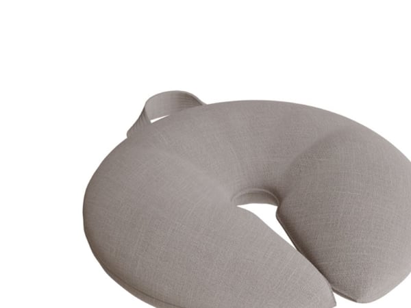 Siddepude Donut, Ø400 mm, musta tekstiili