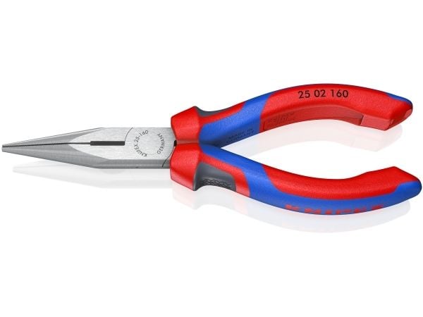 Knipex litteäkärkiset pihdit, joissa on leikkuureuna