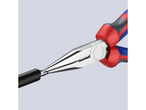 Knipex litteäkärkiset pihdit, joissa on leikkuureuna