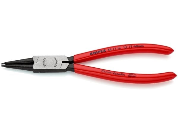 Knipex 44 11 J4 SB, Låseringtang, Støtbestandig, Dielektrisk, Kromvanadiumstål, Plast, Rød, 84 mm