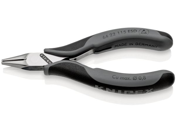 Knipex 64 22 115, Rosenkranstang, Stål, Blå, Rød, 115 mm, 65 g