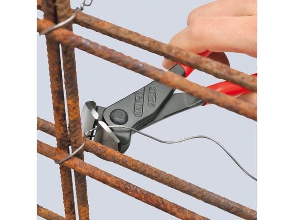 Knipex 68 01 200, Endekuttende tang, 3,1 cm, Stål, Plast, Rød, 50 mm