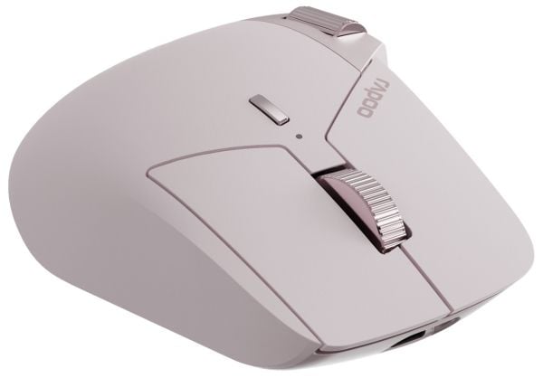 Rapoo MT760M, Oikeakätinen, Optinen, Bluetooth, 4000 DPI, Vaaleanpunainen
