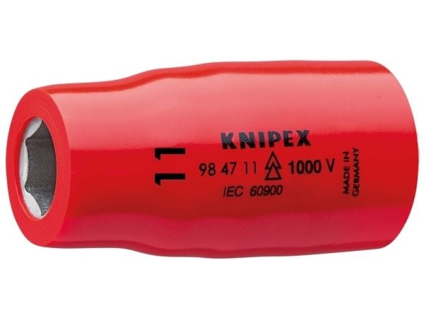 Knipex 98 47 11, Enkel enhet, Støpseladapter, Kromvanadiumstål, 11 mm, 1 stykker