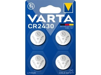 Varta Batterie Knopfzelle CR2430 3V 290mAh Lithium 4St. - Batterie - CR2430 (06430 101 404)