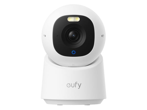Eufy Indoor Cam E30, IP-sikkerhetskamera, Innendørs, Trådløs, Tak/vegg/stang, Hvit, Kuppel