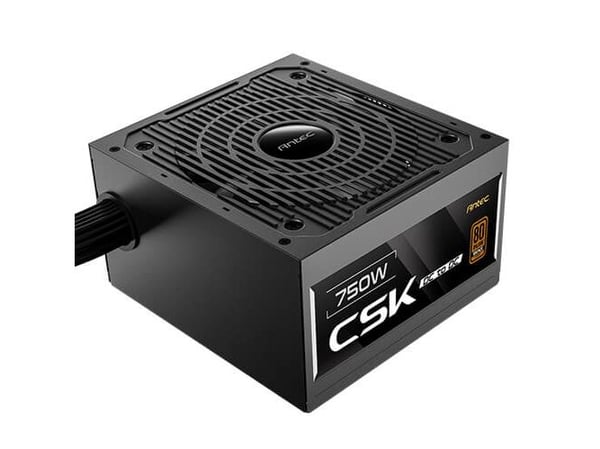Antec SIGNATURE CSK750DC EC, 750 W, 100 - 240 V, 50/60 Hz, 12 A, Aktiv, Drift uten belastning, Overstrøm, Overstrøm, Høyspenning, Overspennings- og...