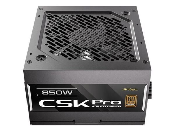 Antec SIGNATURE CSK850 PRO ATX3.1, 850 W, 200 - 240 V, 50 Hz, 5 A, Aktiv, No load operation, Overstrøm, Overstrøm, Over-spenning (volt), Kortslutni...