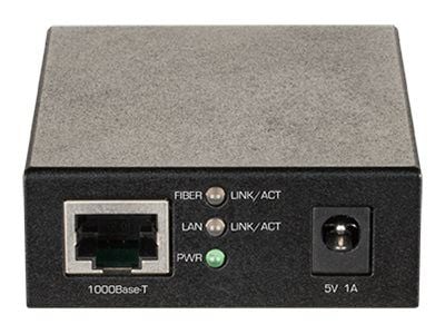 D-Link DMC G01LC - Fibermediekonverterare - 1GbE - 10Base-T, 1000Base-LX, 1000Base-SX, 1000Base-ZX, 100Base-FX, 100Base-TX, 1000Base-T - RJ-45 / SF...