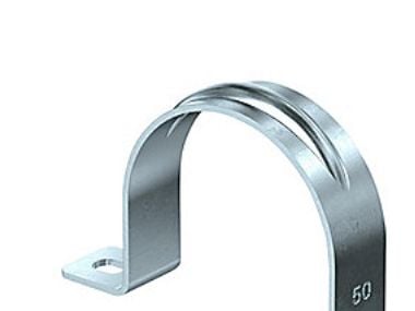 Kaapelikiinnike 50 mm 2 Lap, 605 G - Galvanoitu teräs - Pakkaus 25 kpl - (25 kpl)