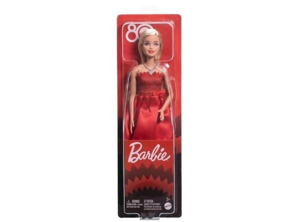 Barbie Fashionista 80th Anniversary Ruby Red Doll