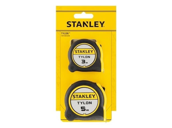 Målebånd Stanley STHT37260-0; 3m + 5m; 2 stk.