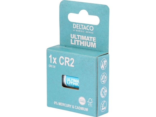 DELTACO Ultimate - Batteri CR2 - Li - blå