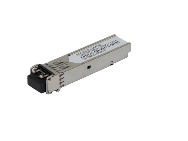 DELTACO - SFP (mini-GBIC) transceivermodul - 1.25GbE - 1000Base-SX - LC Duplex multi-modus - opp til 550 m - 850 nm