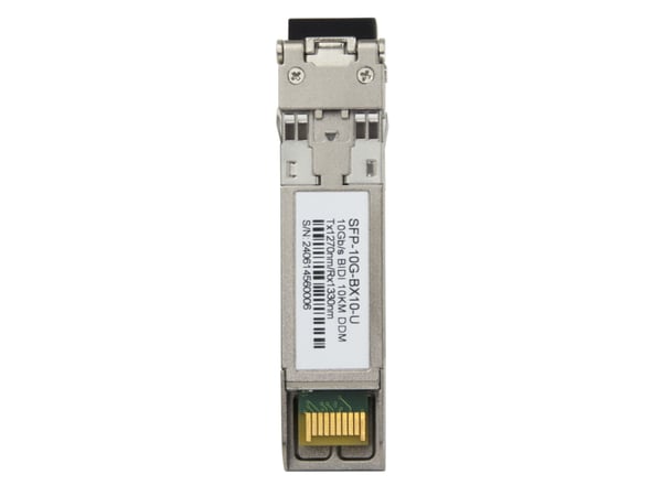 DELTACO - SFP+ transceivermodul - 10GbE - 10GBase-BX-D - LC-enkeltmodus - opp til 10 km - 1330 (TX) / 1270 (RX) nm