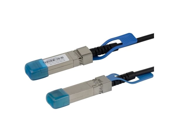 DELTACO - 25GBase-CU direkte tilkoblingskabel - SFP28 til SFP28 - 3 m - toakset - passiv - svart