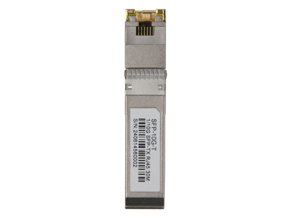 DELTACO - SFP+ transceivermodul - 10GbE - 10GBase-T - RJ-45 - opp til 30 m