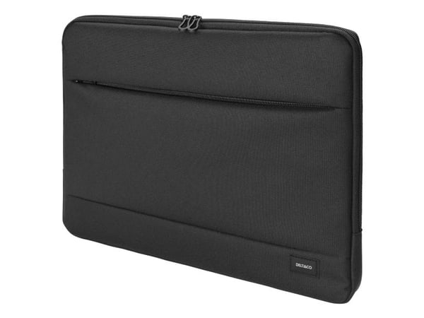 DELTACO - Notebookhylster - laget av resirkulert polyester - 15.6" - 16" - svart